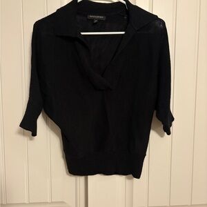 Banana Republic black Polo Sweater size XS